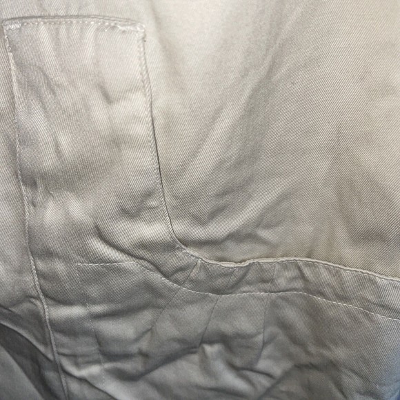 Vertigo Paris Womens Cropped Blazer Jacket Size XL Tan Creme  Button Front Lined - Picture 7 of 10